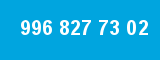 996 827 73 02 996 827 73 02